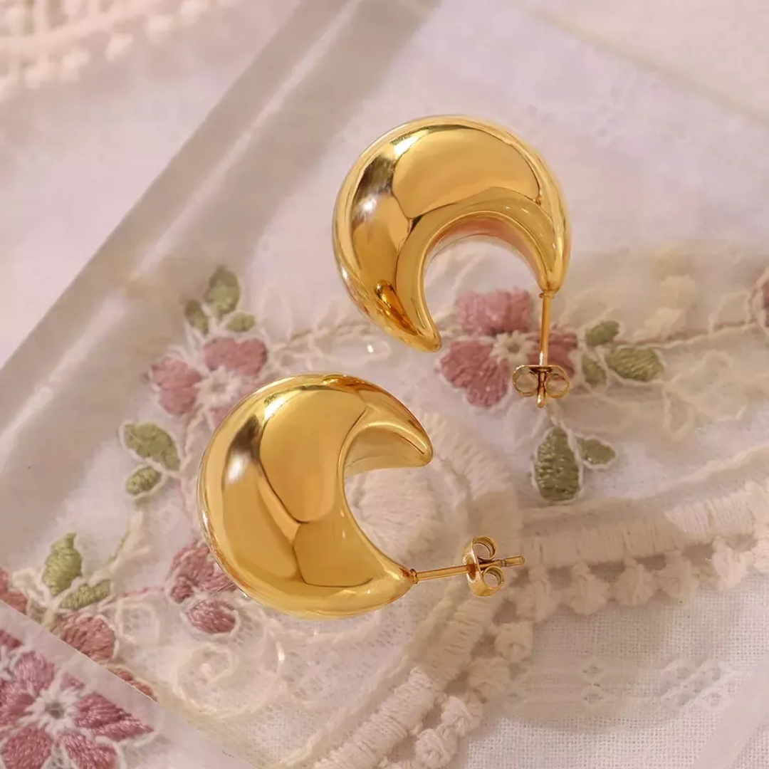 Betty Ball Gold Hoops