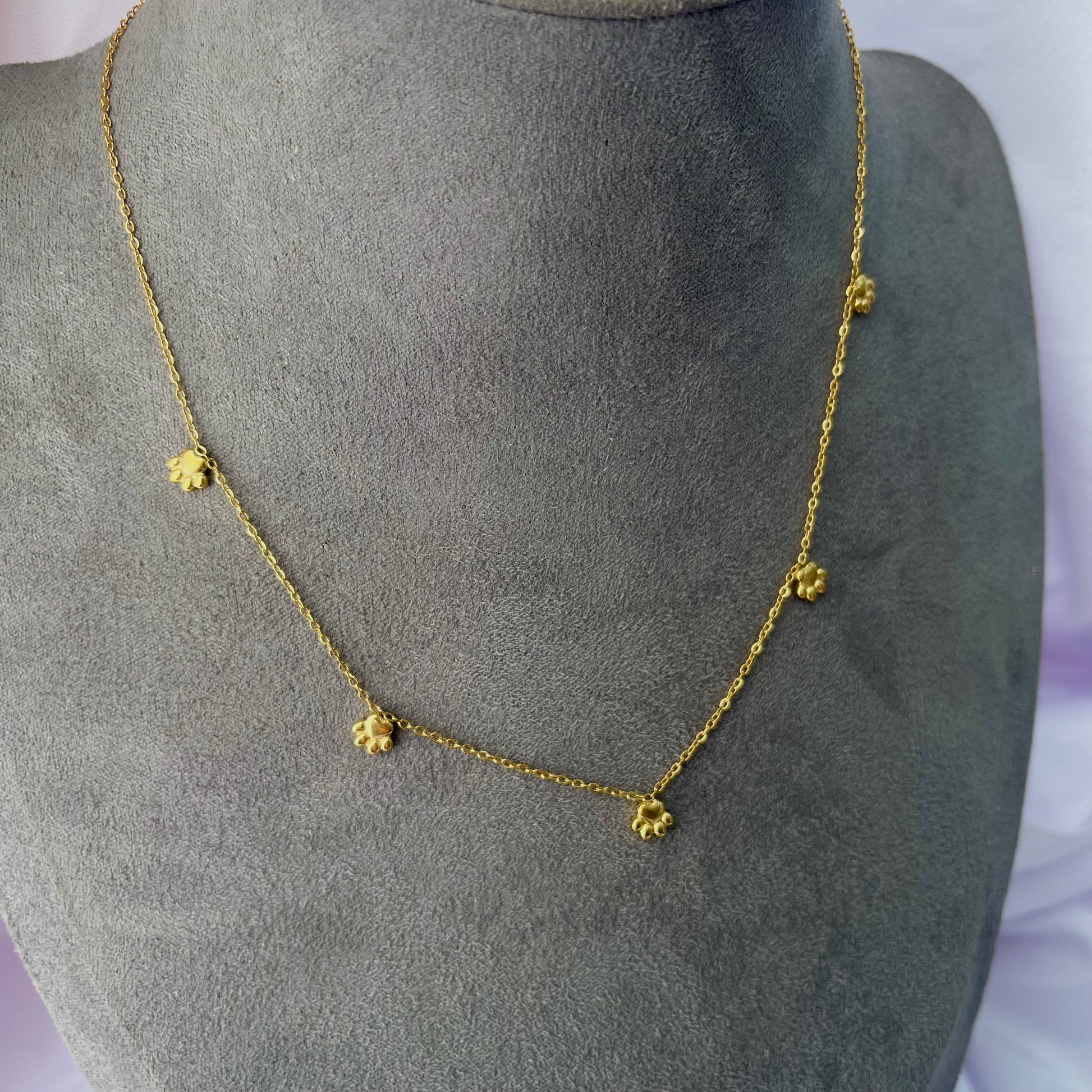Paw Me Cute Charms Necklace