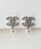 Brandi CC Pearl Earrings