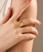 Double Shell Gold Ring