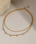 Mahira Layered Drop Necklace