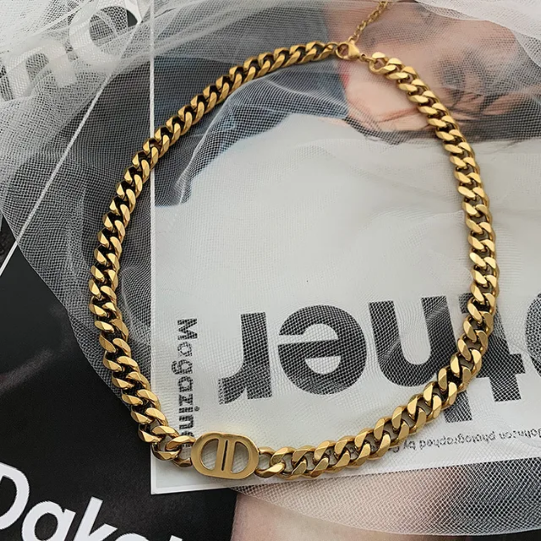 DD Chunky Gold Necklace