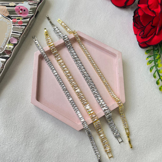 Icy Tennis Diamond Bracelets