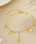 Noor Heart Charms Anklet