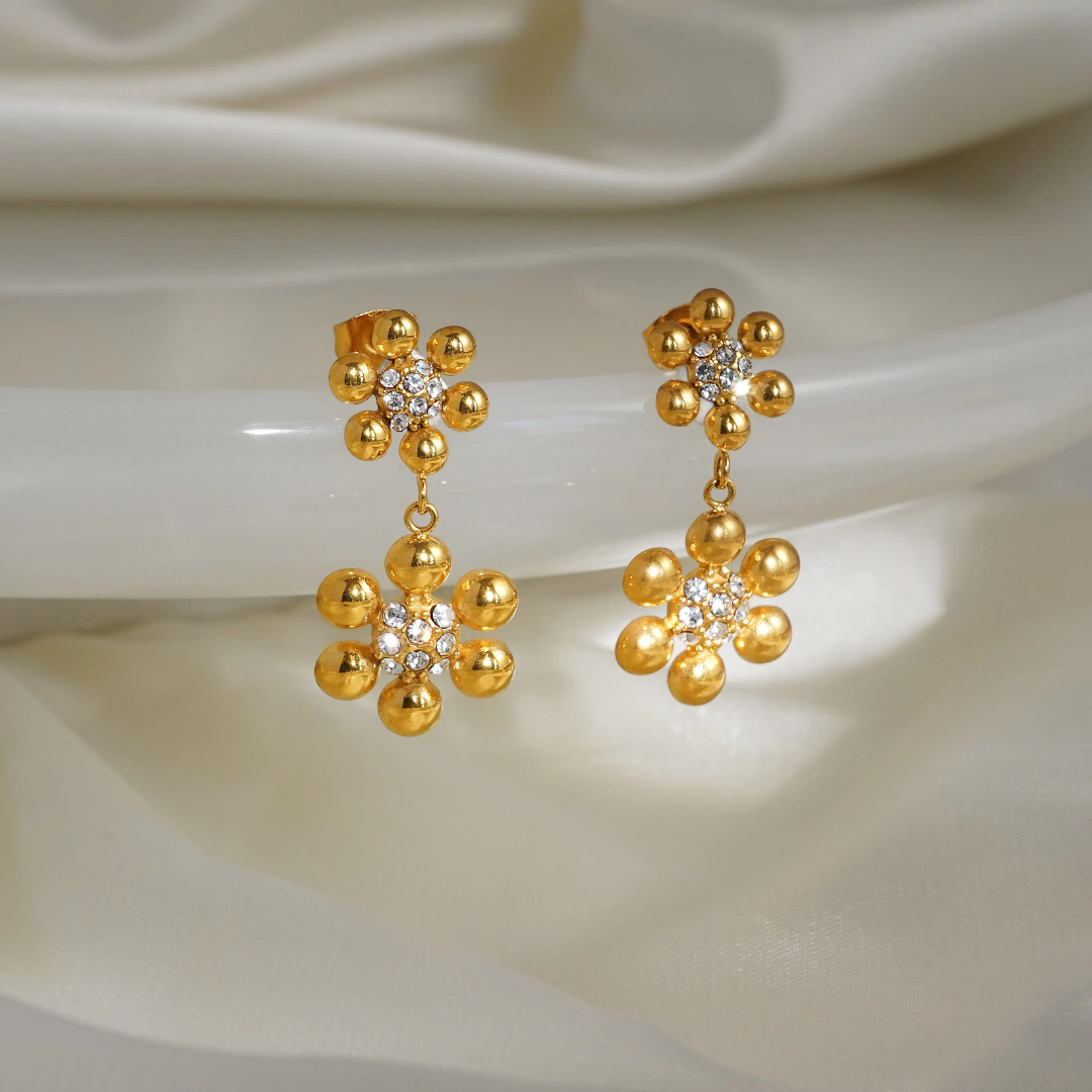 Suhani Flower Diamond Earrings✨❤️