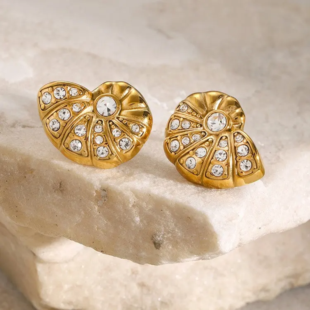 Allure Shell Diamond Earrings