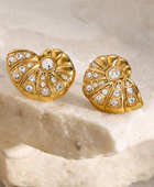 Allure Shell Diamond Earrings