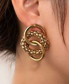 Lion Statement Gold Earrings❤️