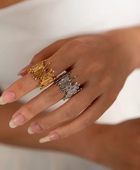 Martishia Asymmetric Gold Ring