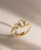 Charmi Solitaire Gold Ring