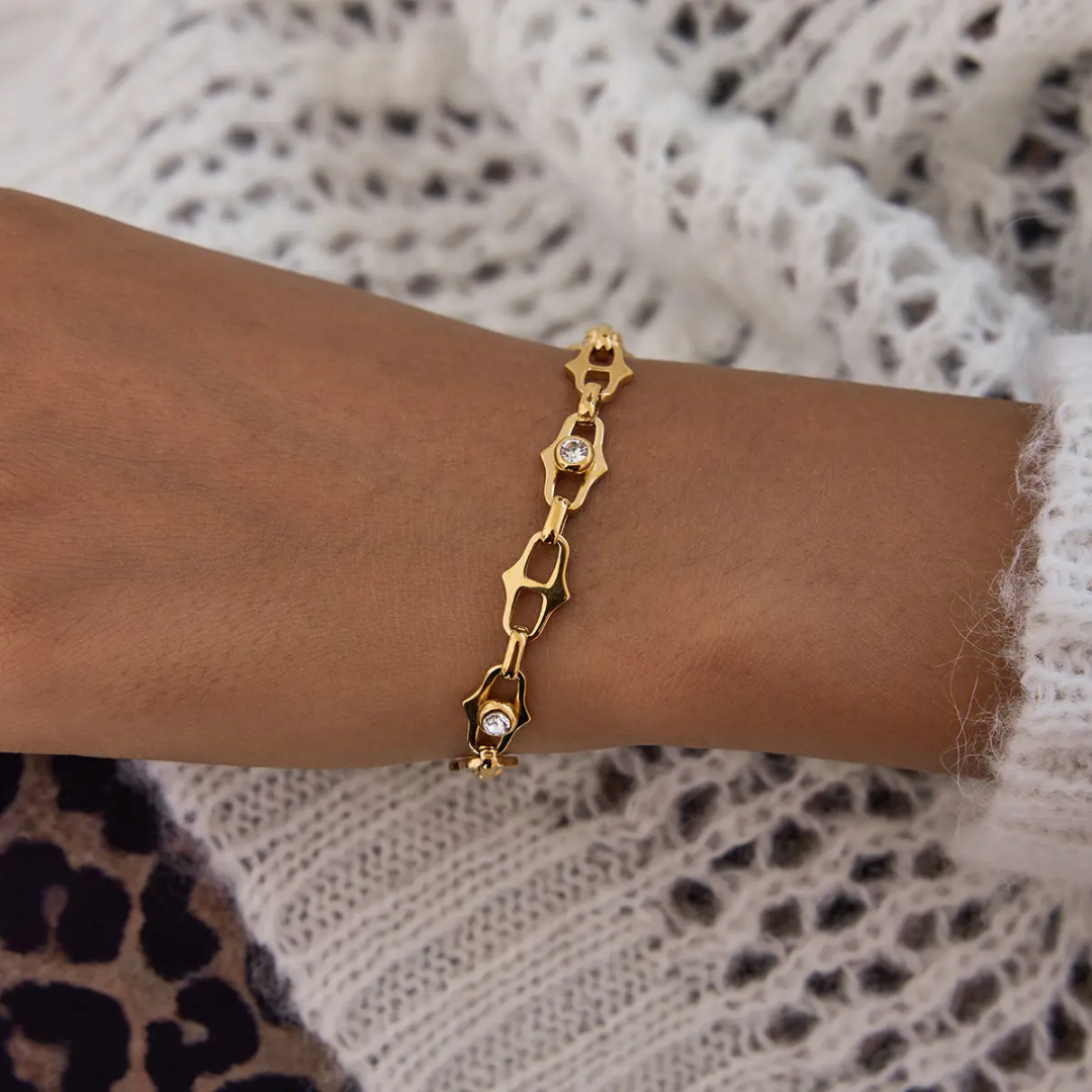 Mesha Linked Diamond Bracelet