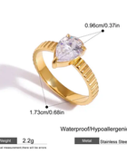 Julie Solitaire Statement Rings
