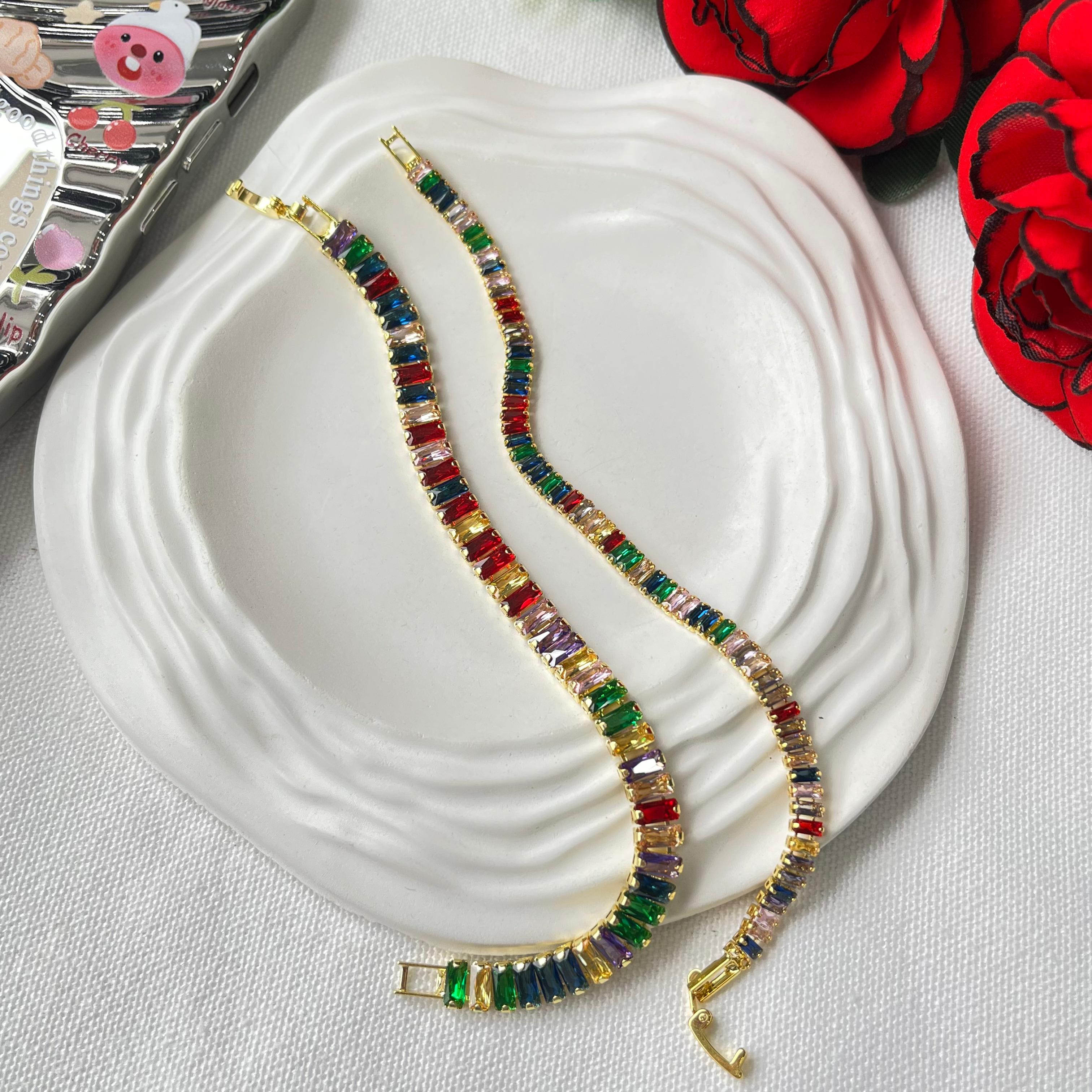 Multicolour Tennis Bracelets