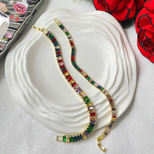 Multicolour Tennis Bracelets
