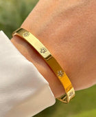 Siru Flower Gold Cuff