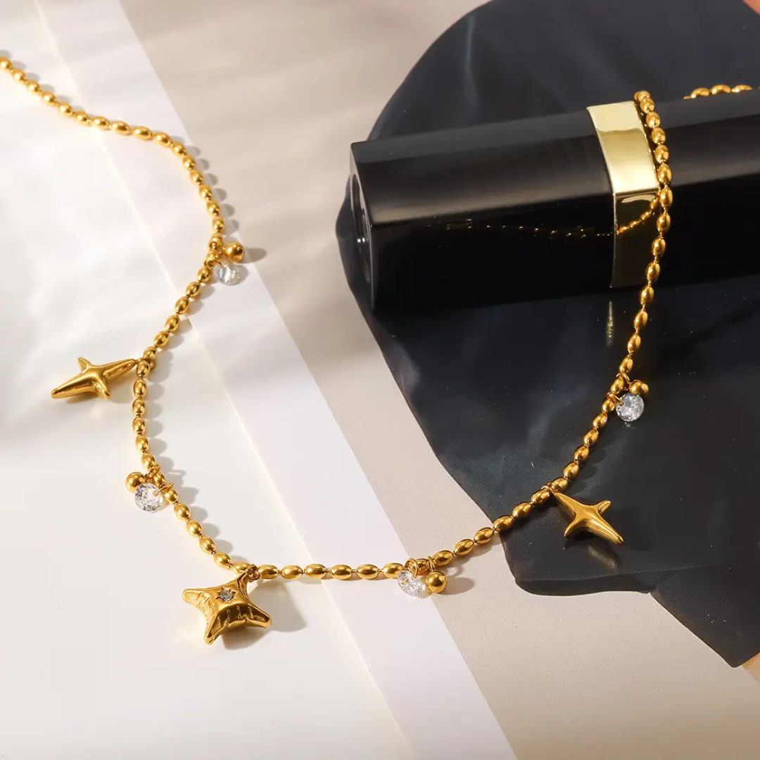 Patrica Charm Diamond Necklace