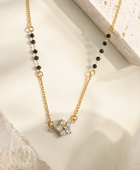 Bossom Flower Diamond Mangalsutra