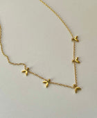 Kline Leaf Charm Dainty Necklace
