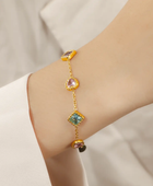 Ishi Multicolour Gold Bracelet