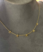 Kline Leaf Charm Dainty Necklace