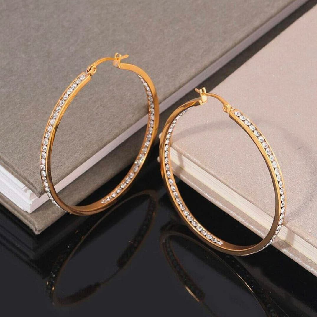 Ruois Big Diamond Hoops