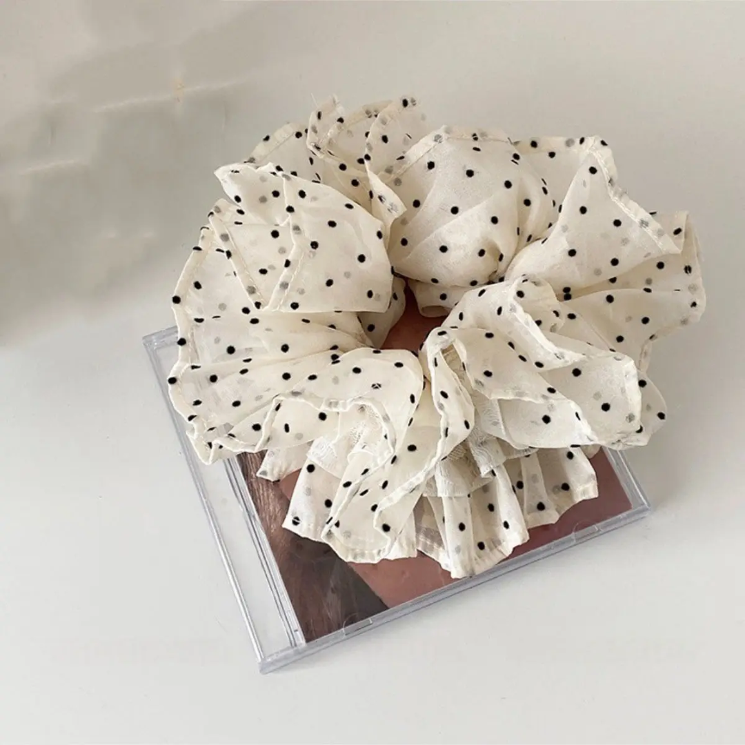 Polka Dot Big Scrunchie