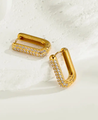 Daisy Diamond Square Hoops