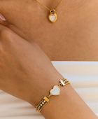 Tevia Heart Layered Bracelet