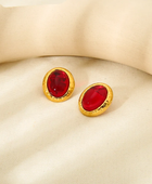 Bloody Red Statement Earrings