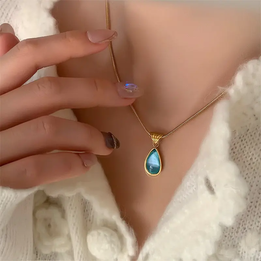 Magical Blue Stone Necklace