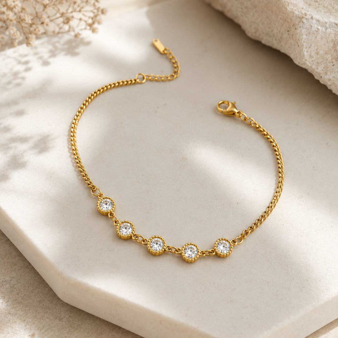 Verona Diamond Linked Bracelet