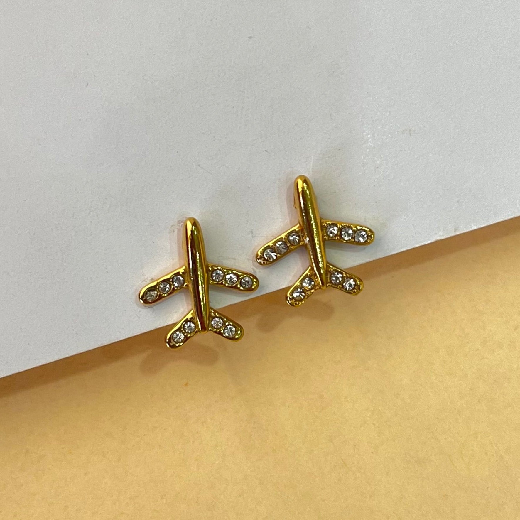Fly High Gold Studs