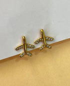Fly High Gold Studs