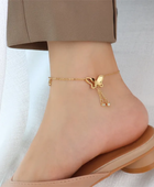 Olivia Butterfly Gold Anklet