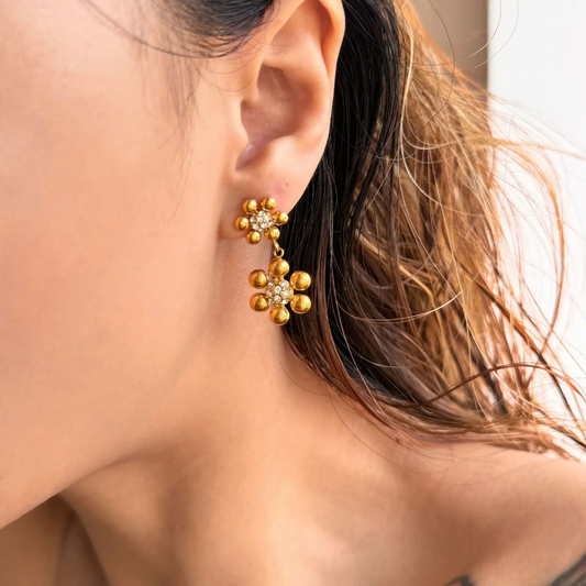 Suhani Flower Diamond Earrings✨❤️