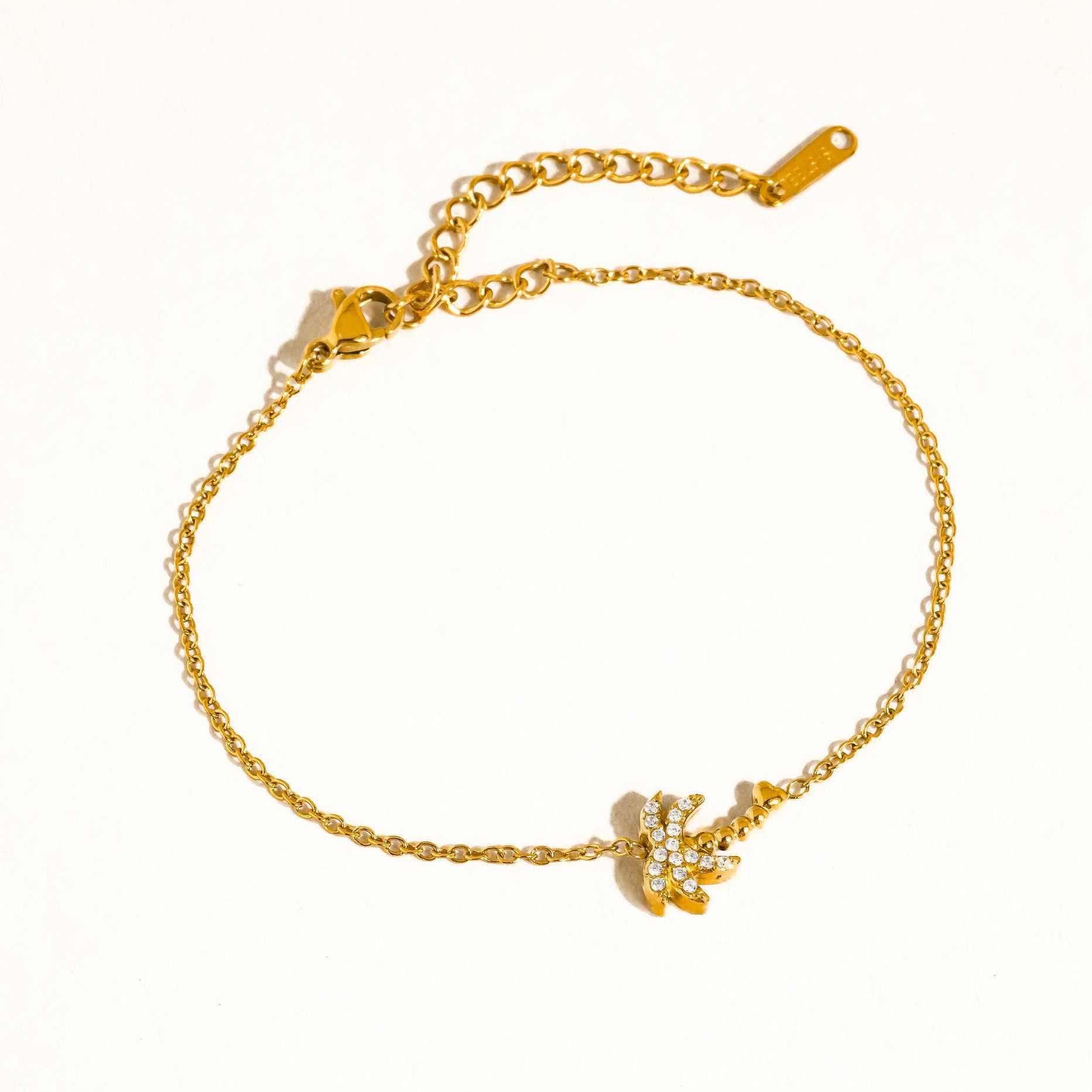 Olivia Palm Tree Dainty Bracelet