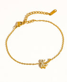 Olivia Palm Tree Dainty Bracelet