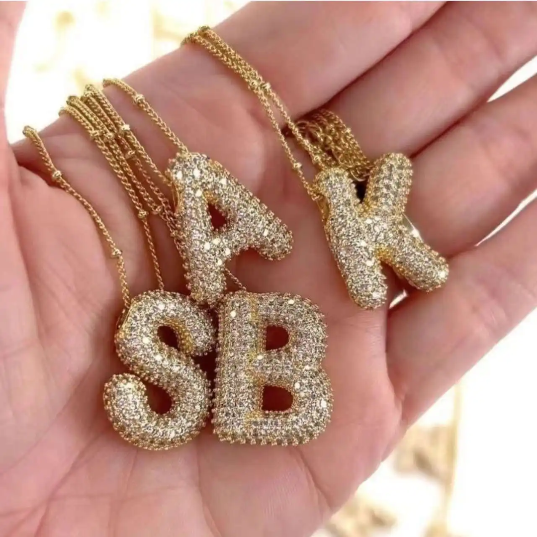 Sparkling Diamond Initial Necklaces✨