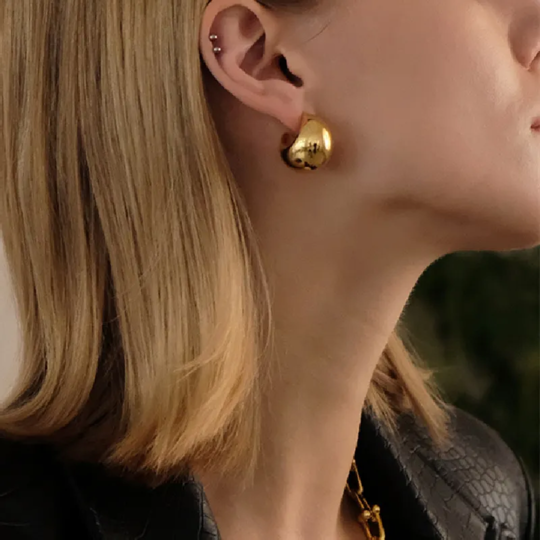 Betty Ball Gold Hoops