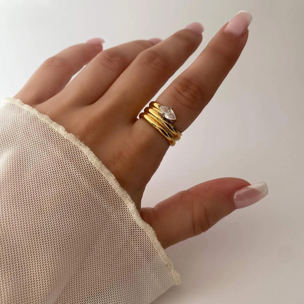 Jupina Diamond Bold Ring✨❤️