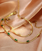 Go to Wear Snake Emerald Bracelets