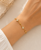 Tarini Clover Diamond Bracelet