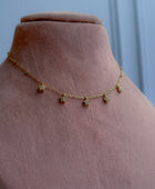 Barbelle Flower Charm Necklace