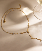 Meriam Diamond Wavy Necklace✨