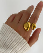 Asvi Statement Gold Ring✨