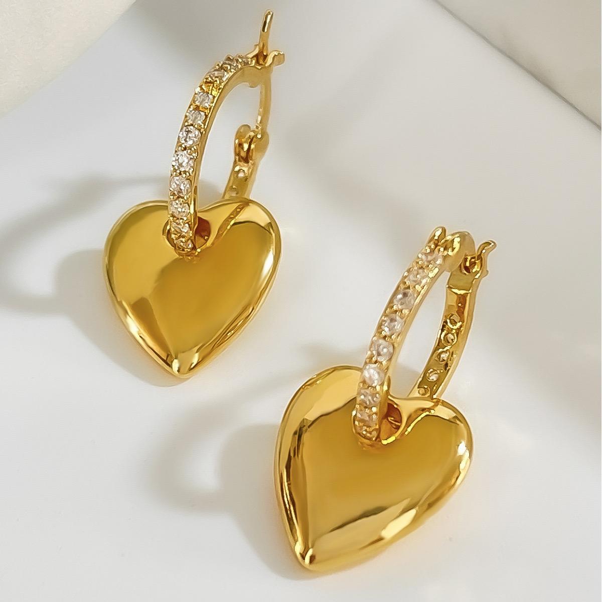Dopina Diamond Heart Earrings✨