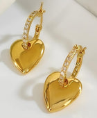 Dopina Diamond Heart Earrings✨
