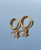 Tilley Butterfly Diamond Huggies