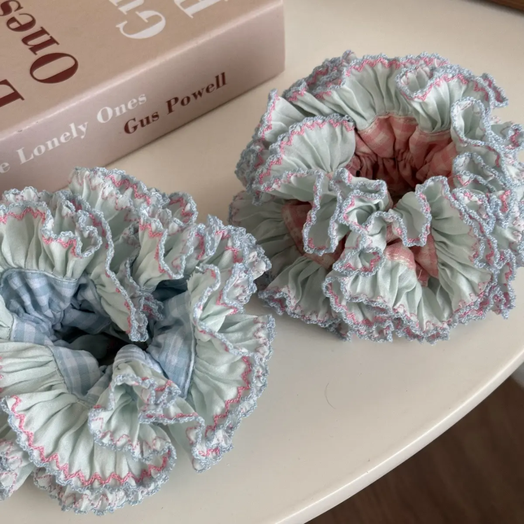 Veronica Frill Big Scrunchies