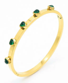 Pitty Green Heart Cuff